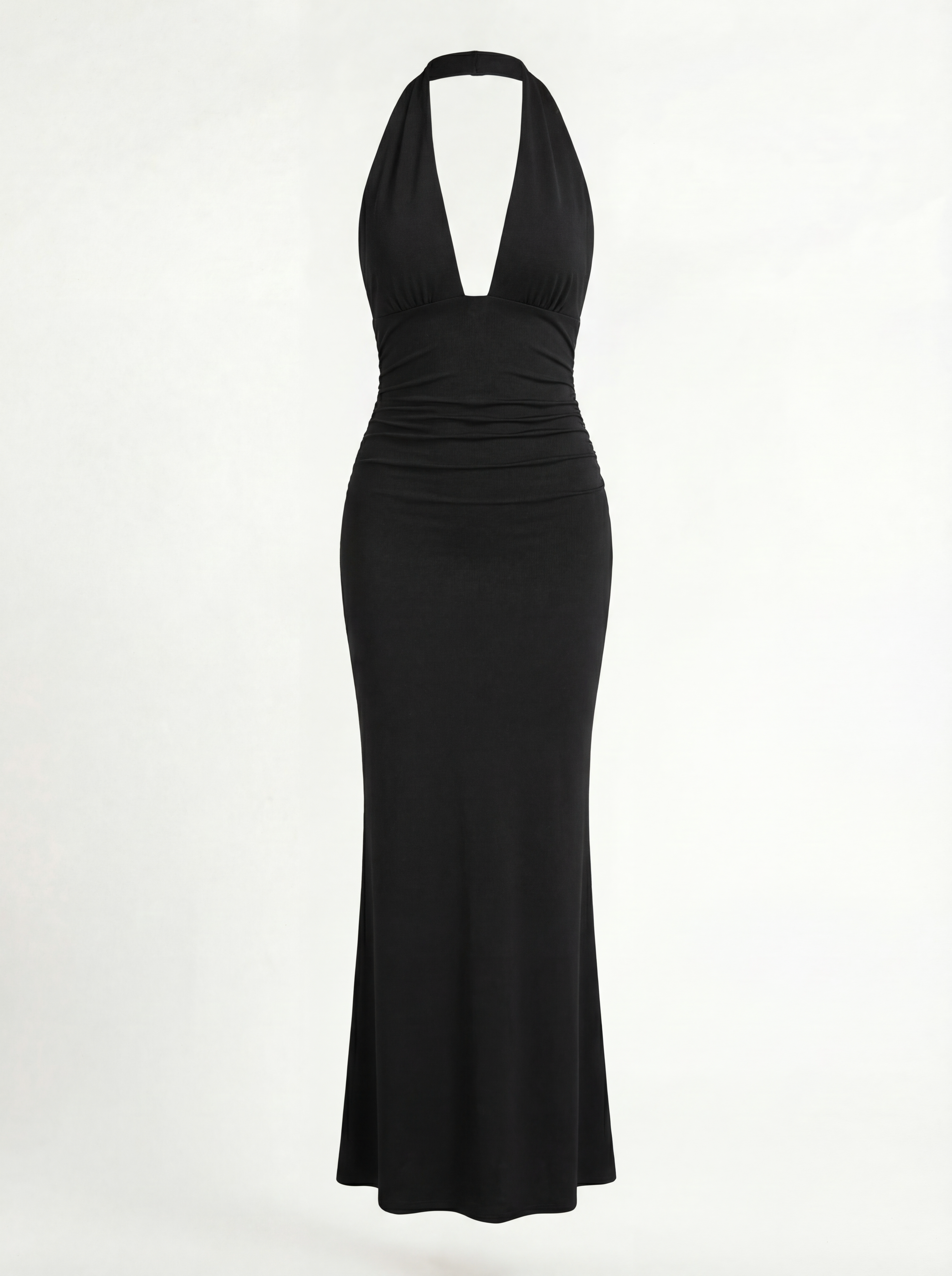 Czarna sukienka maxi