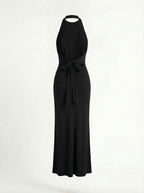 Czarna sukienka maxi