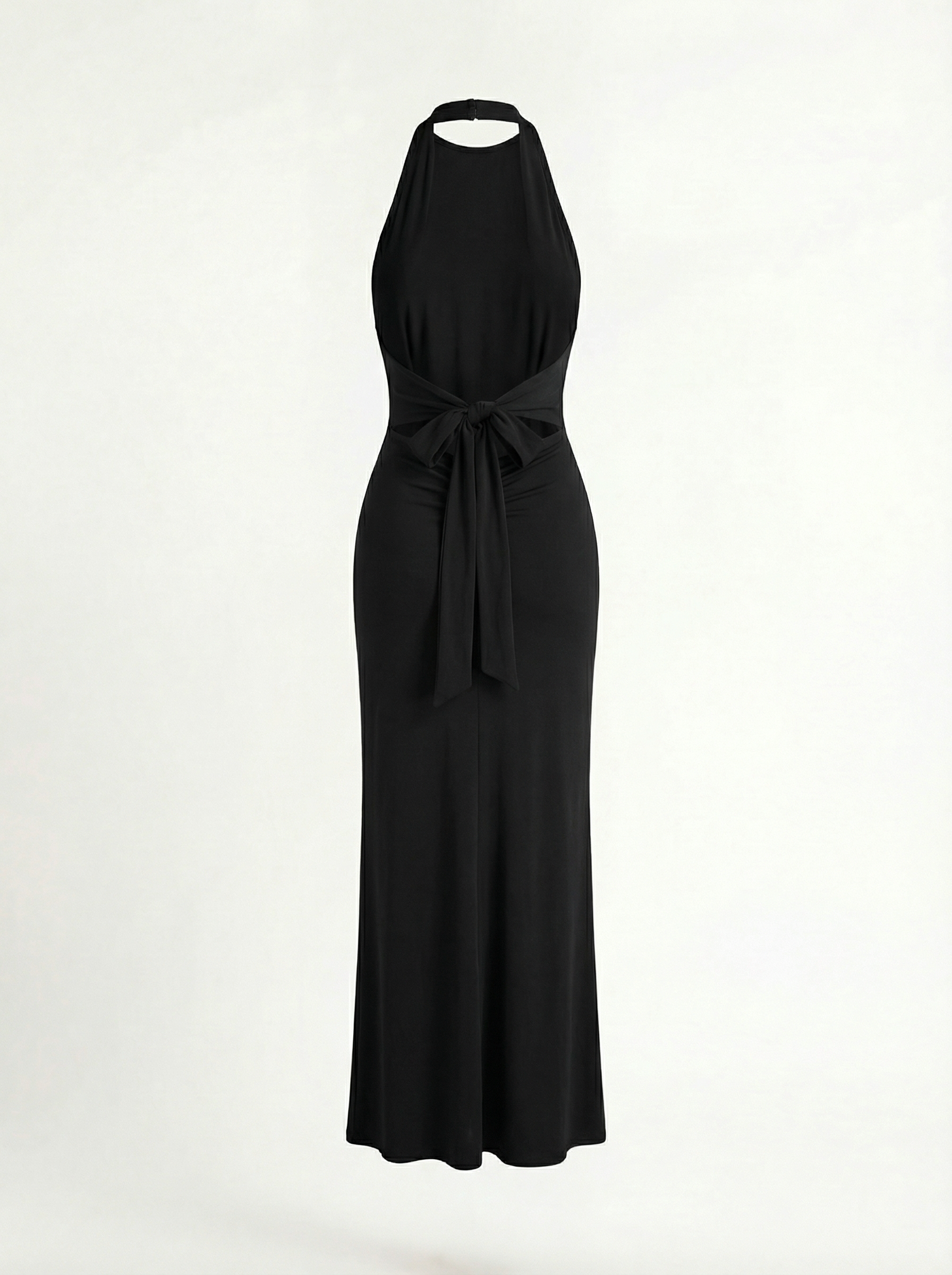 Czarna sukienka maxi